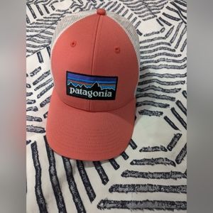 Pink Patagonia Trucker hat